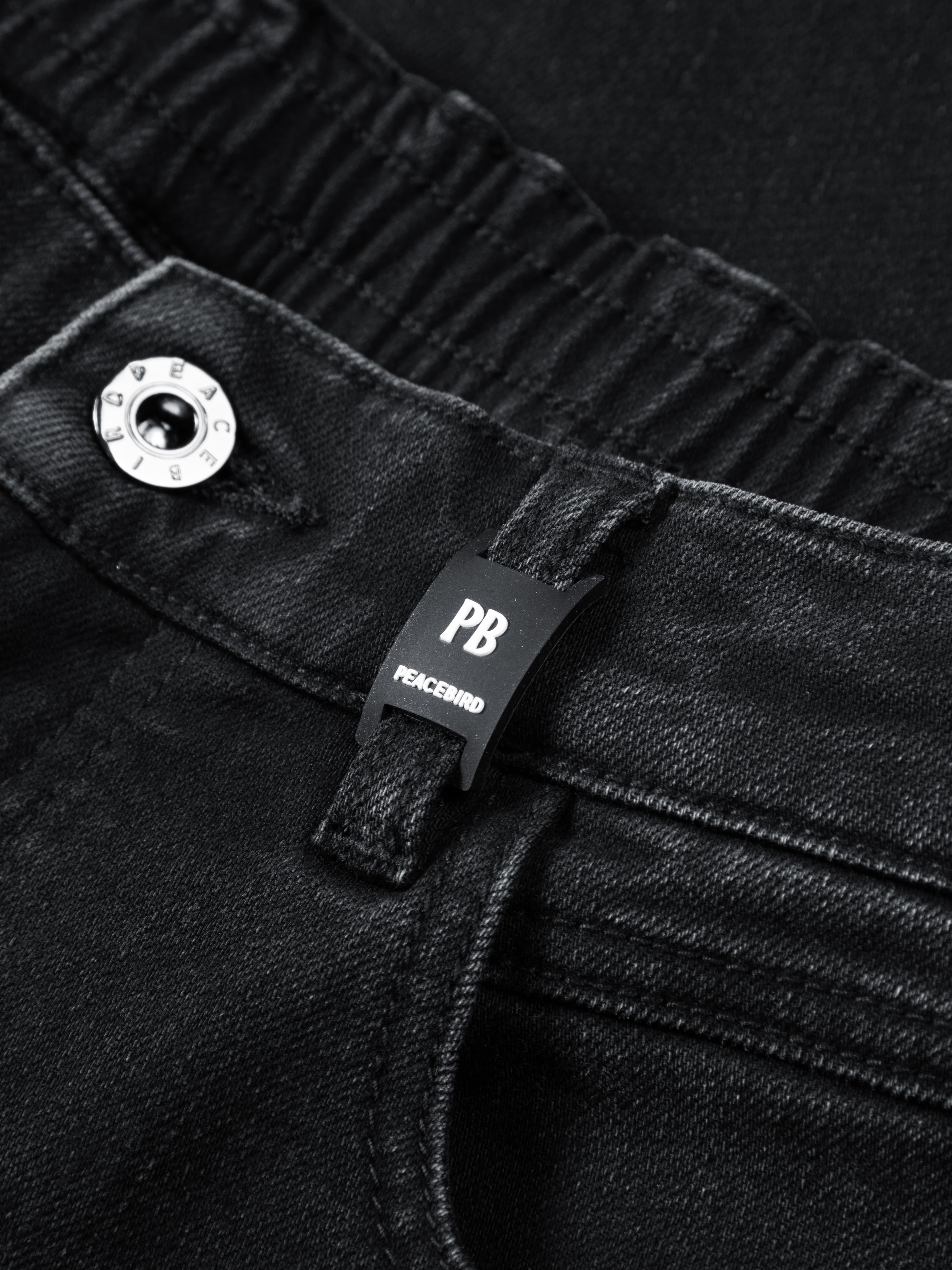 Men's Side-Ombre Straight Jeans