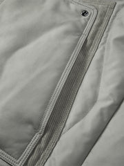 Men's Layered-Look Corduroy-Panel Down Jacket