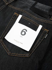 Men's Ombre Cotton-Blend Wide-Leg Jeans