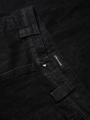 Men's Raw Indigo Washed Wide-Leg Jeans