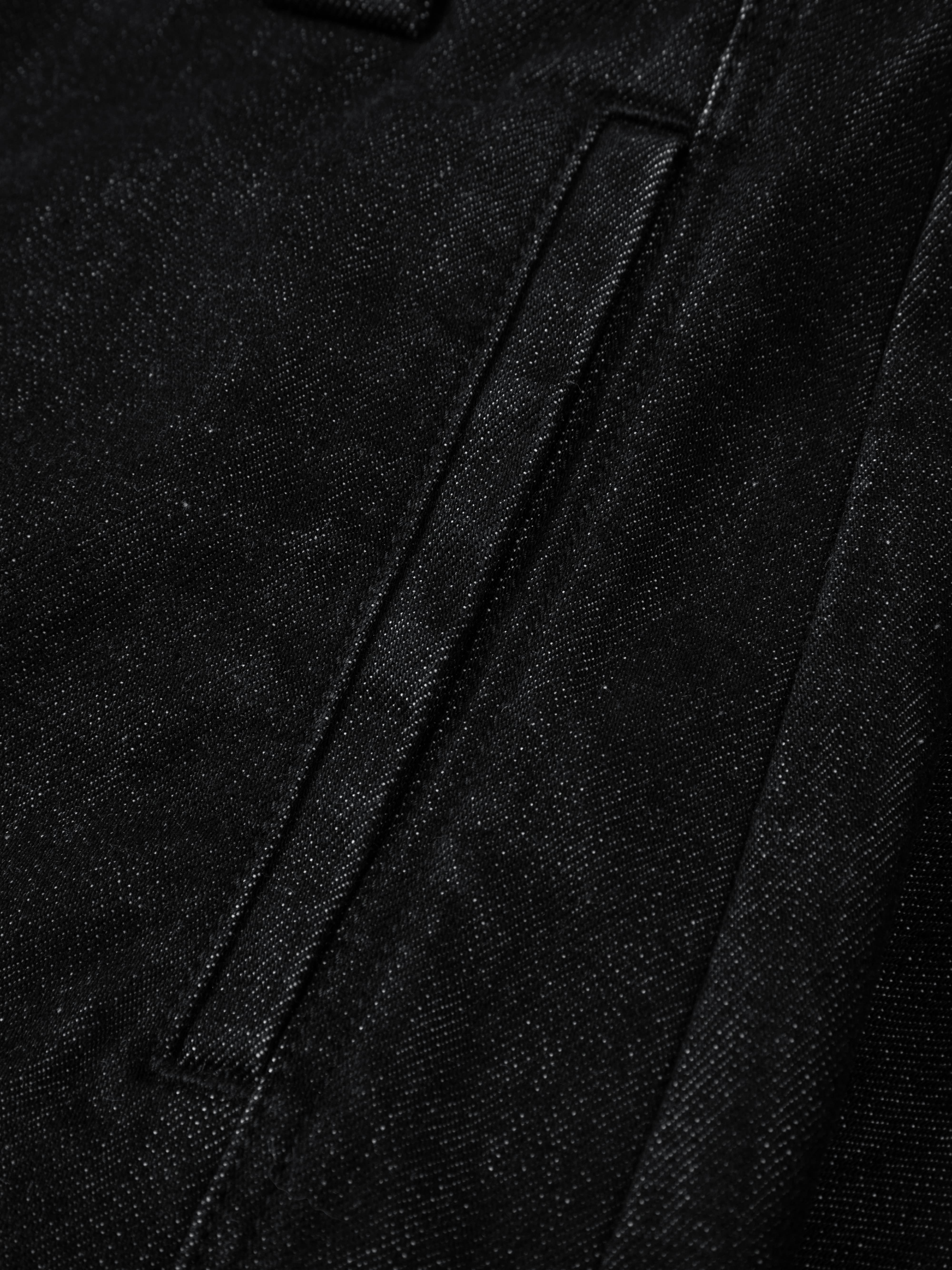 Men's Raw Indigo Washed Wide-Leg Jeans