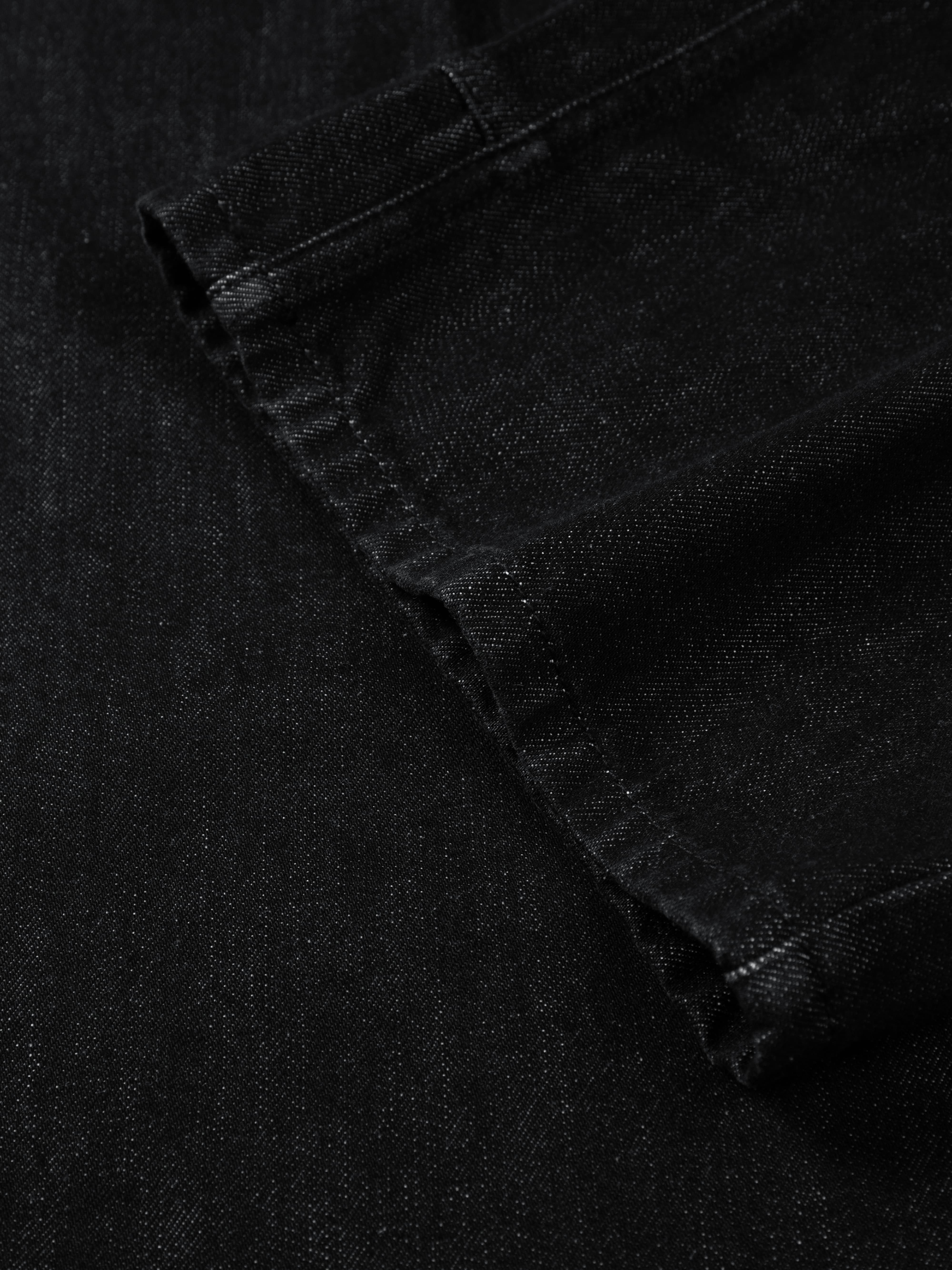 Men's Raw Indigo Washed Wide-Leg Jeans