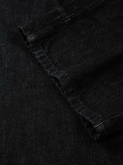 Men's Raw Indigo Washed Wide-Leg Jeans