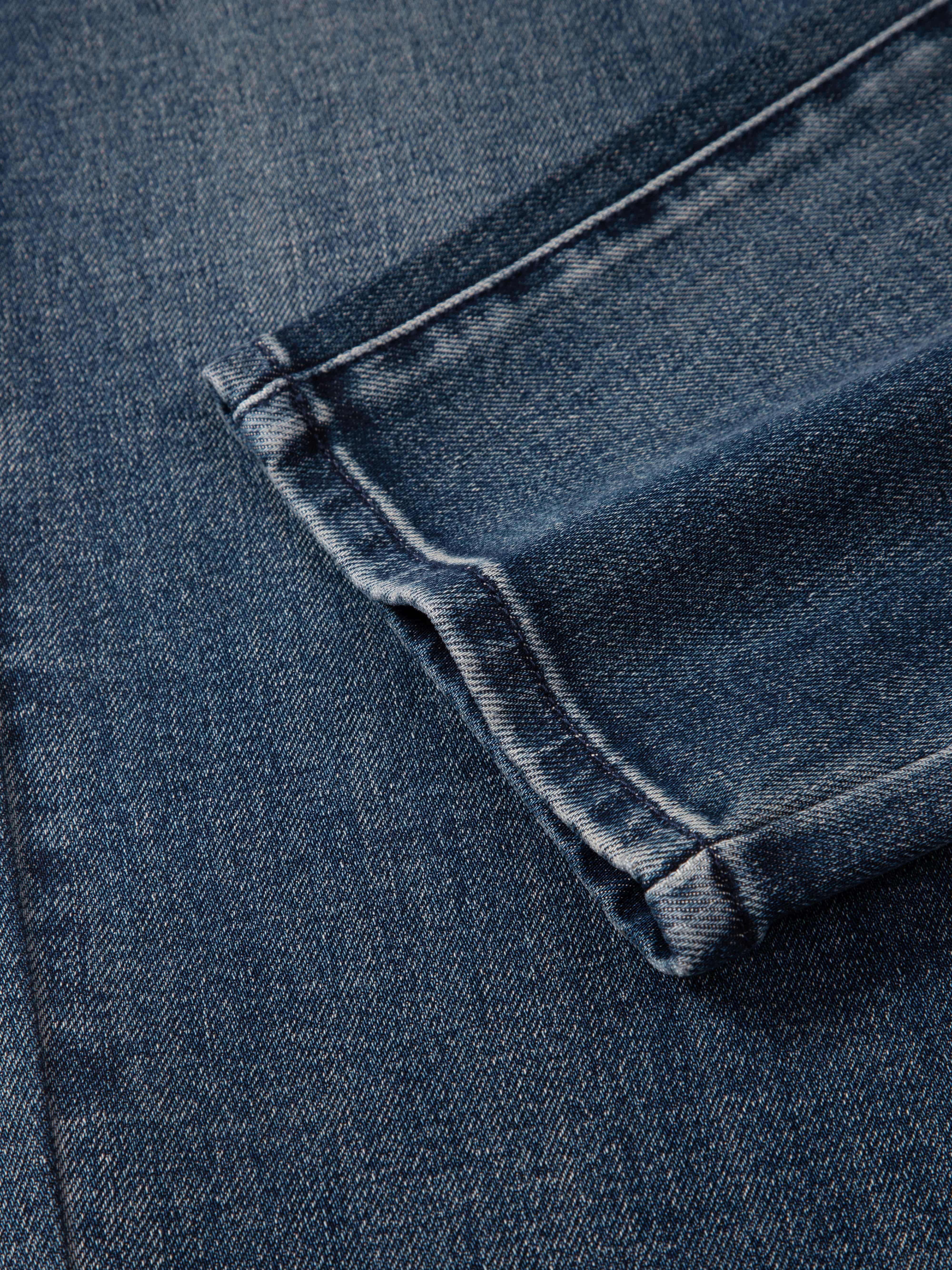 Men's Thermal Washed Tapered Jeans