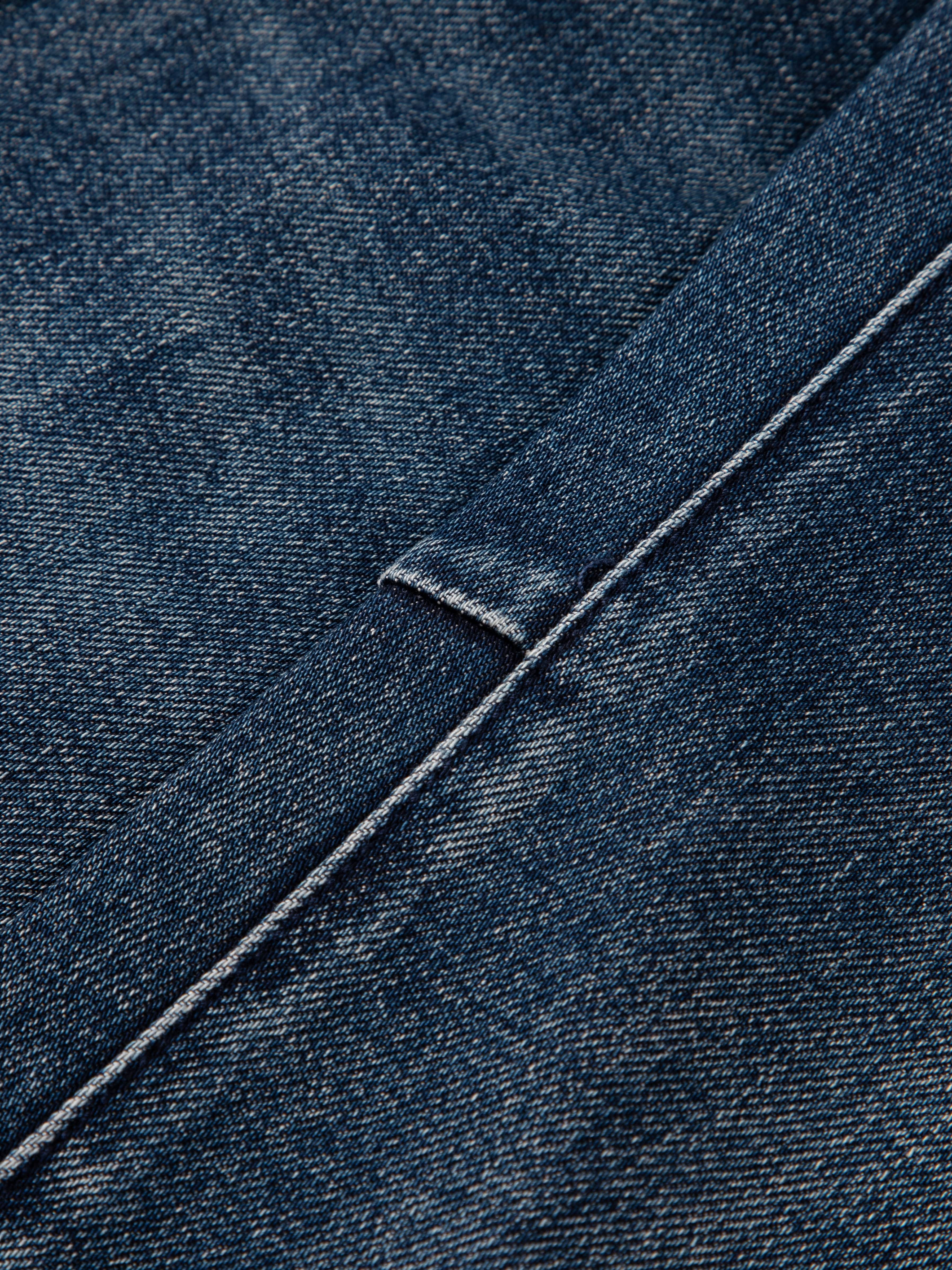 Men's Thermal Washed Tapered Jeans