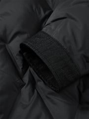 Men's Goose Down Denim-Panel Shirt Jacket