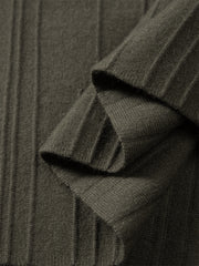 Men's Textured Solid Pullover Sweater