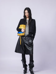 Women's Casual Waist-Cinching Paneled Lightweight Down Jacket