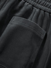 Men's Embroidered Straight-Leg Casual Pants