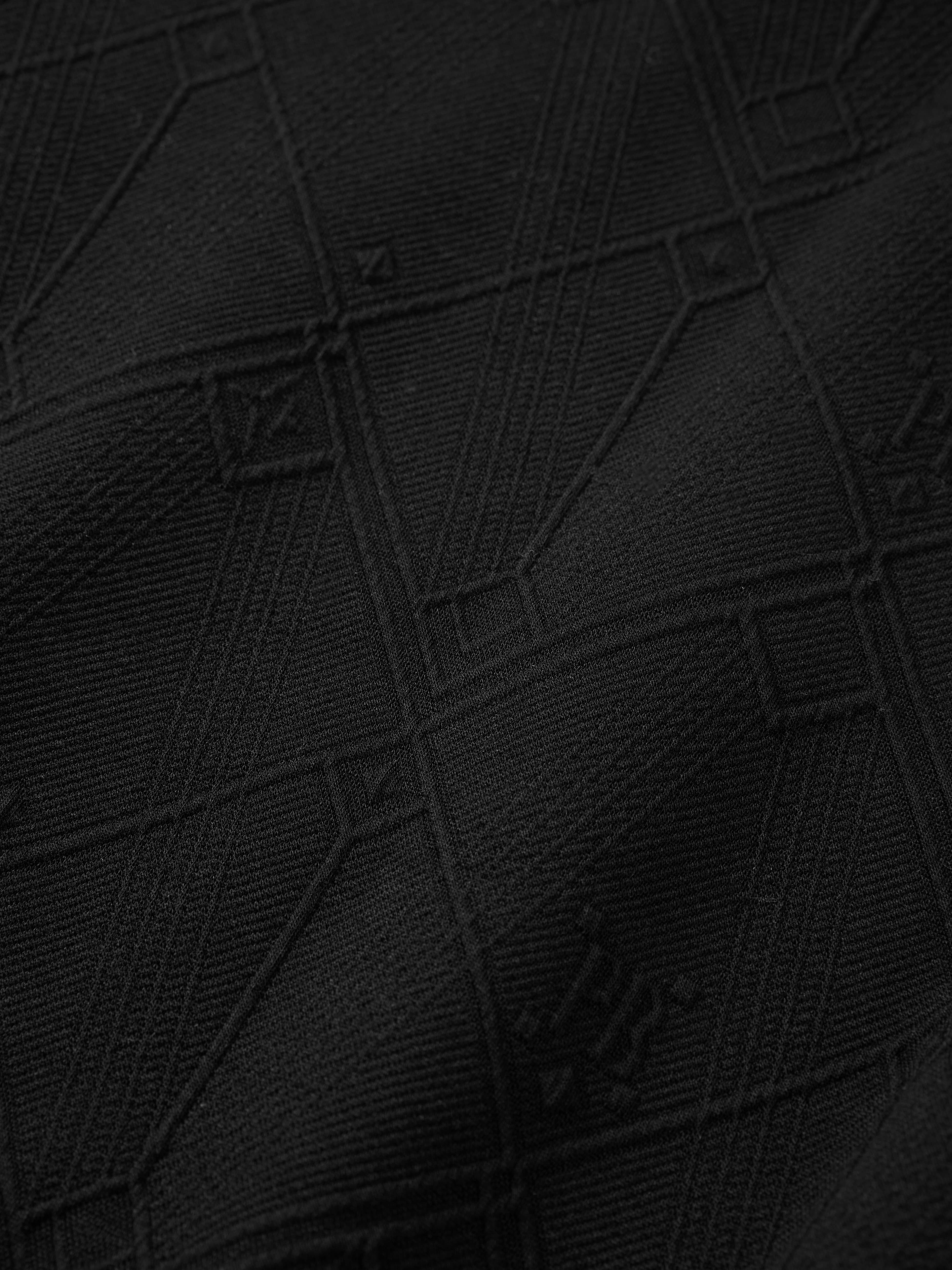 Men's 3D Jacquard Textured Sweater