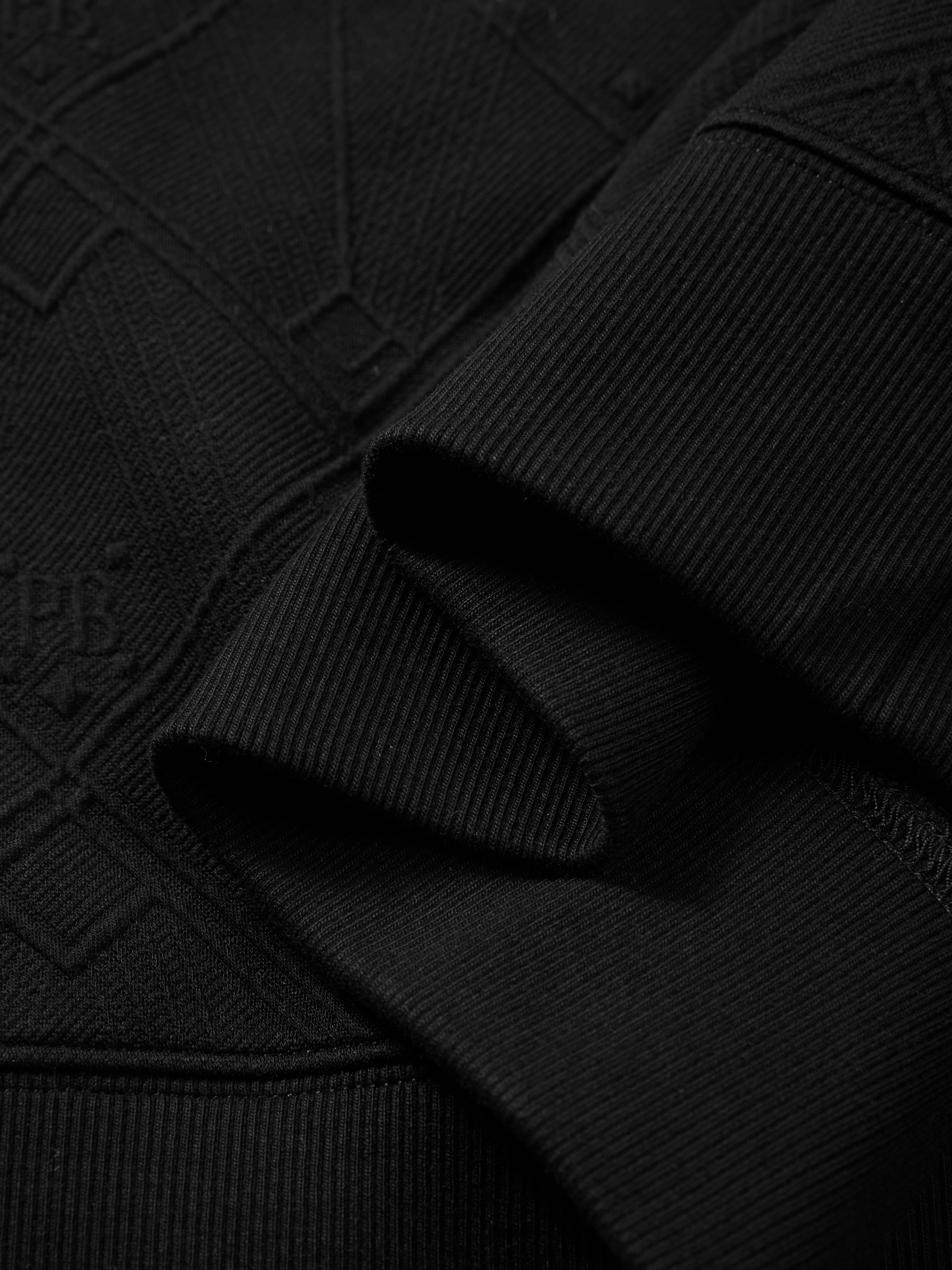 Men's 3D Jacquard Textured Sweater