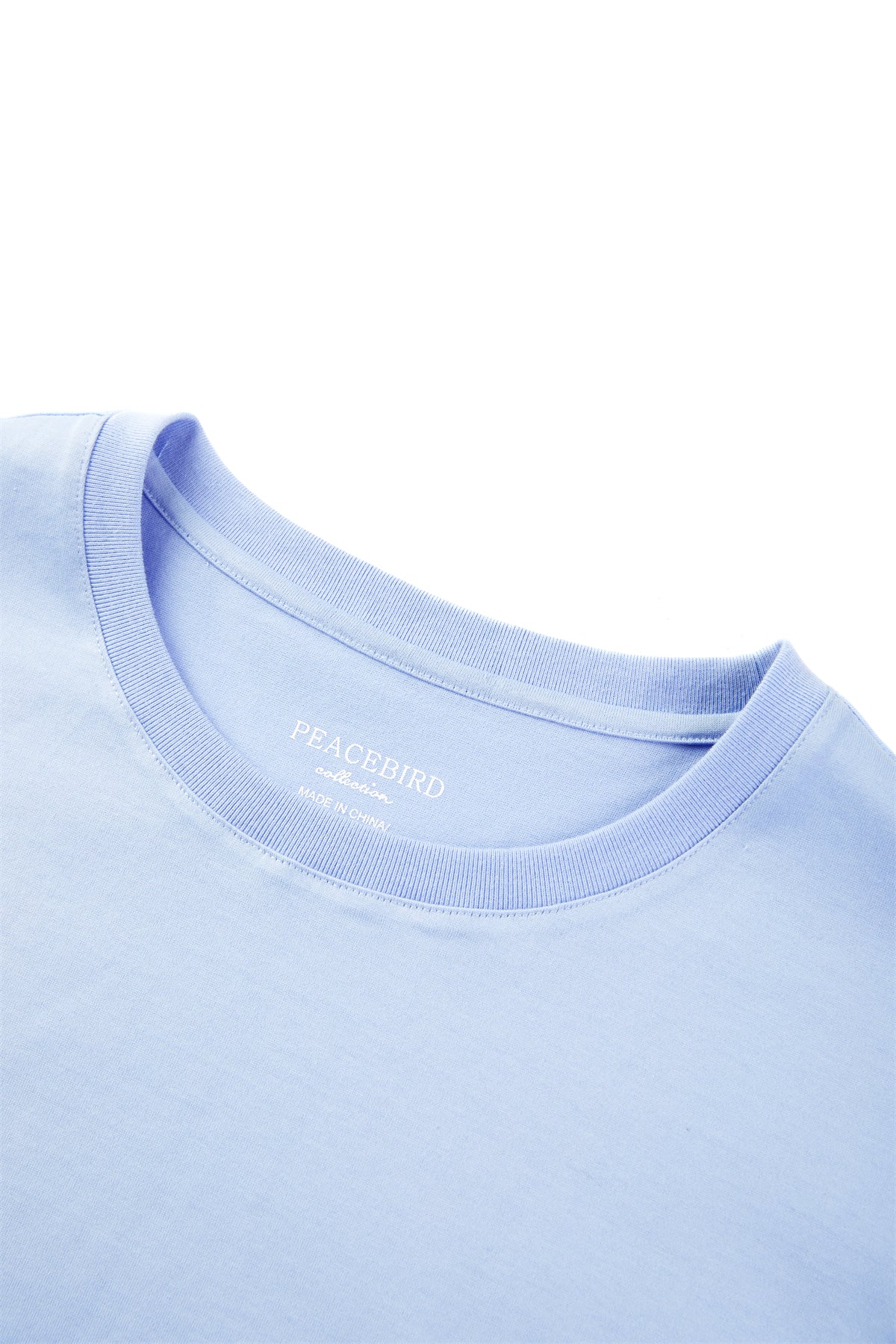 Men's Cooling Slim-Fit Sky Blue T-Shirt