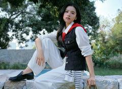 Women's Old Money Style Vest & Pants Set