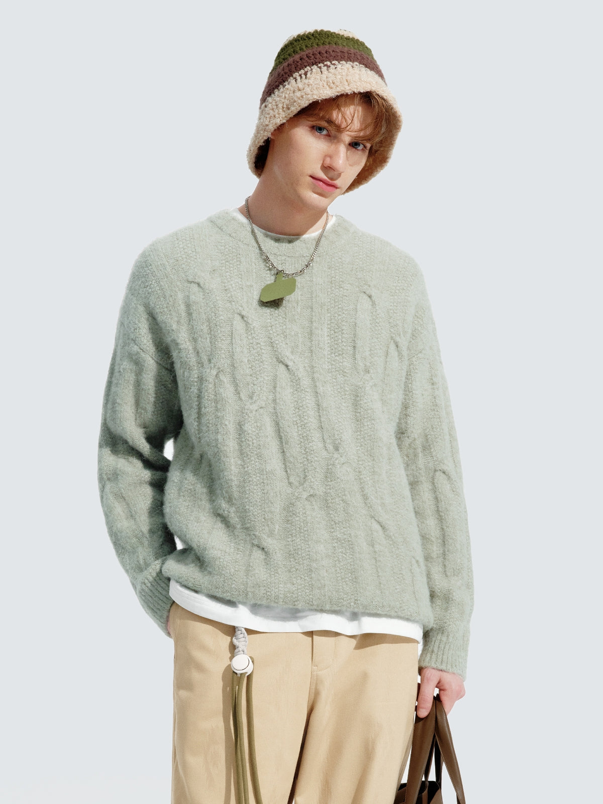 Men's Cable-Knit Pullover