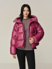 Women's Oversized Glossy Goose Down Jacket
