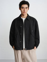 Men's Allover Jacquard Padded Jacket