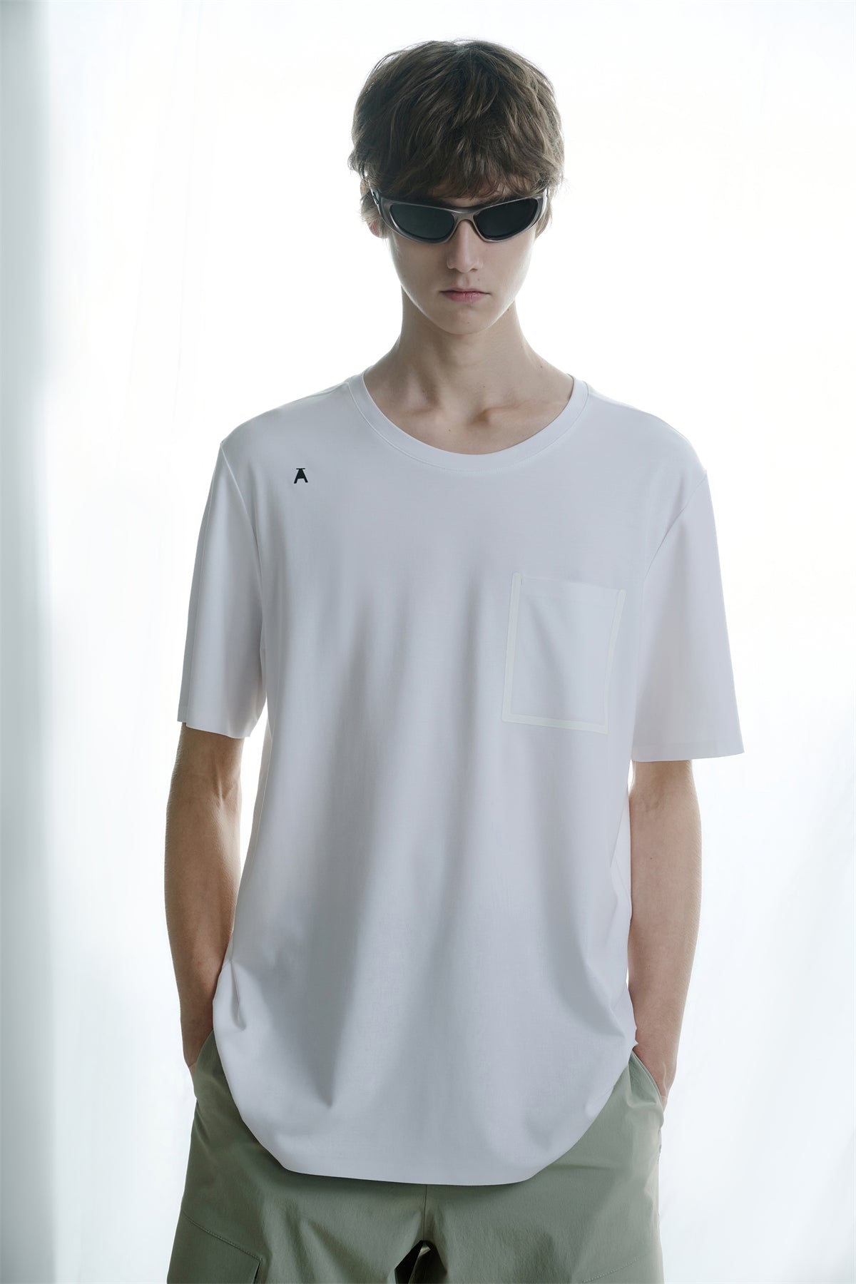 Men's Soft T-Shirt with Bonded Detail