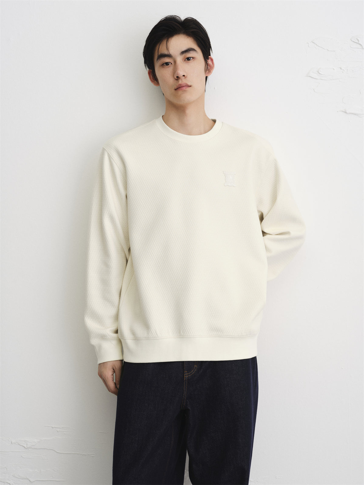 Men's Heavyweight Jacquard Sweatshirt