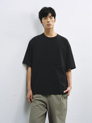 Men's Relaxed-Fit Outdoor-Style Panelled T-Shirt