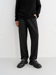 Men's Straight-Leg Textured Sweatpants