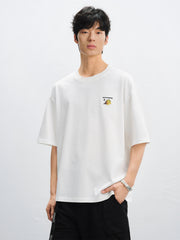 Men's Embroidered Graphic Print T-Shir