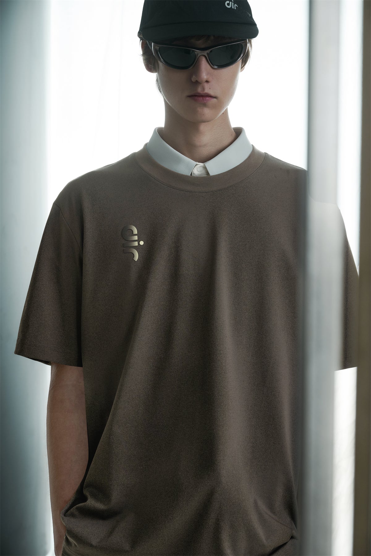 Men's T-Shirt with Gradient Letter Print