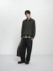 Men's Oversized Basic Pullover Sweatshirt