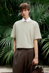 Men's Heavyweight T-Shirt with Graphic Embroidery