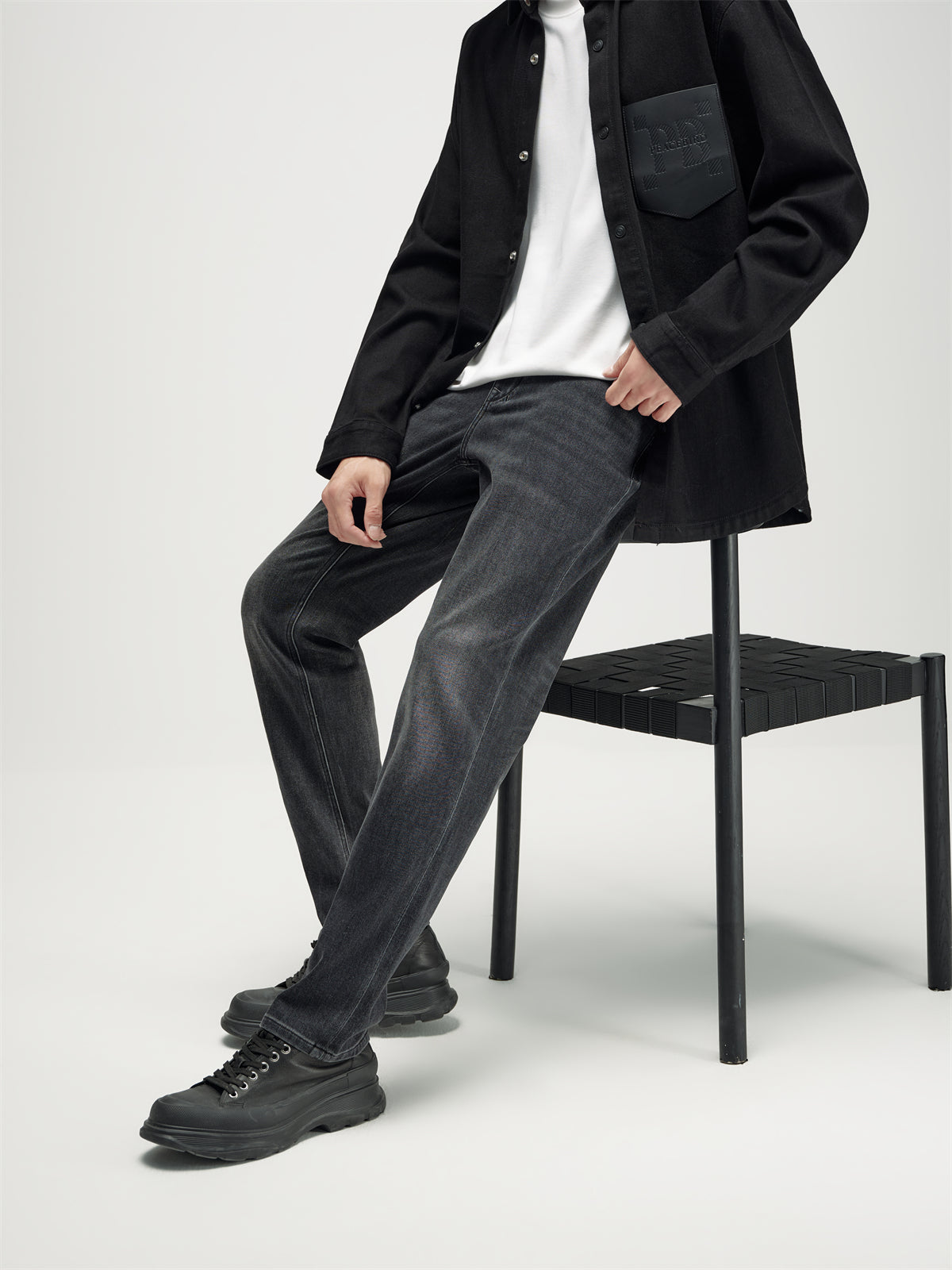 Men's Ombre Washed Jeans