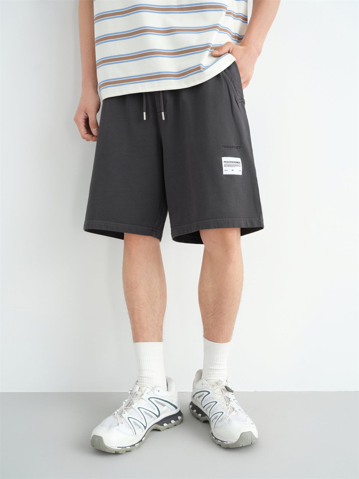 Men's Drawstring-Waist Sports Shorts