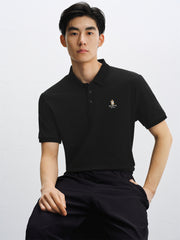 Men's Cooling Polo Shirt with Chest Embroidery