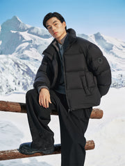 Men's Oversized Stand-Collar Goose Down Jacket