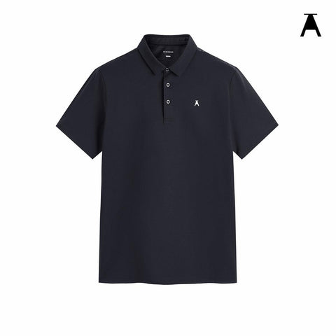 *US Final Sale* Men's Black Plain Polo Shirts