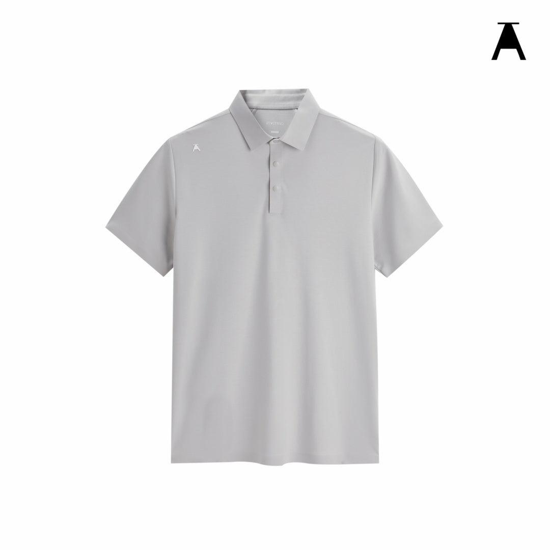 *US Only* Men's Plain Gray Polo Shirt