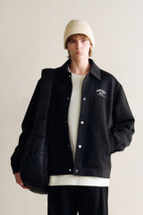 Men's Lettering textured jacket