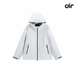 Men's Panelled Shell Jacket with Drawstring