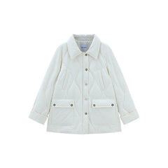 Women's Shirts Style Light Puffer Jacket