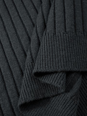 Men's Commuter Solid Ribbed-Texture Knit Top