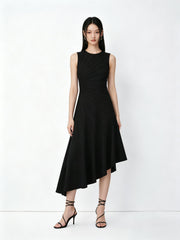 Women's commuter asymmetrical dress