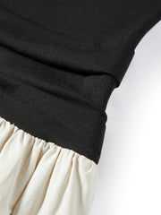 Women's Boat-Neck Layered-Look Dress