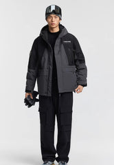 Men's CORDURA Contrast Color Goose Down Puffer Jacket