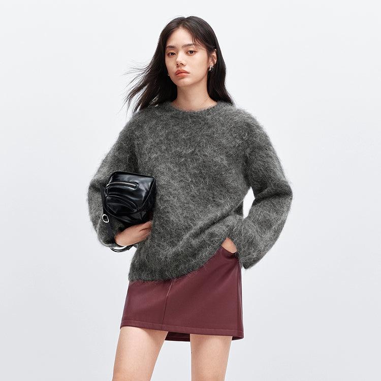 Women's Textured Knit Pullover