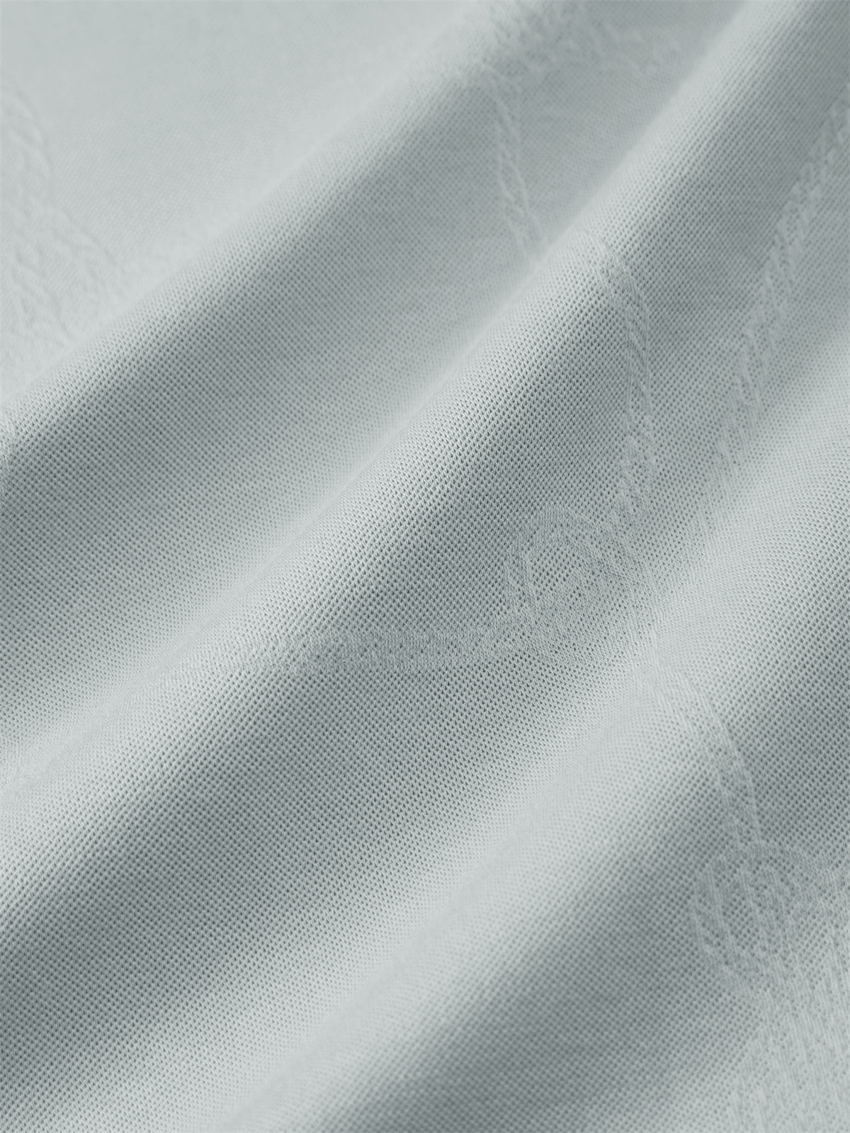 Men's Solid T-Shirt with Subtle Jacquard Pattern