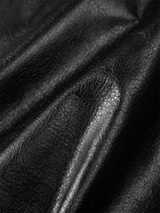 Men's Mid-Length Trench-Style Leather Coat