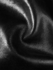 Men's Waxed Slim-Fit Leather Jacket