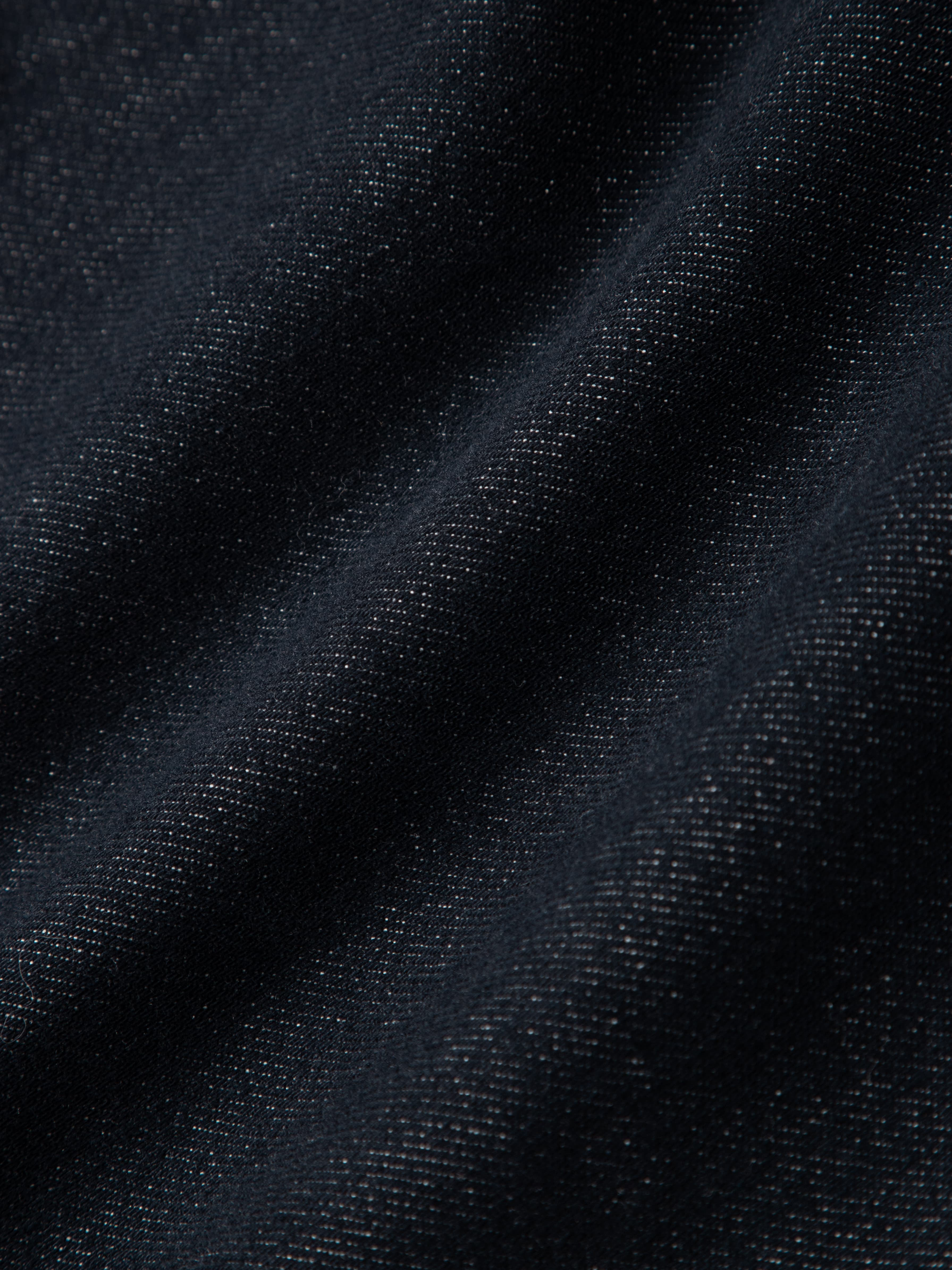 Men's Warm Contrast-Stitch Straight Jeans