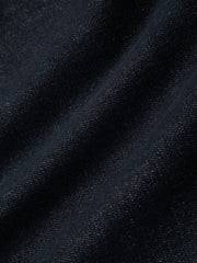 Men's Warm Contrast-Stitch Straight Jeans
