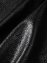 Men's Stand-Collar Moto Leather Jacket