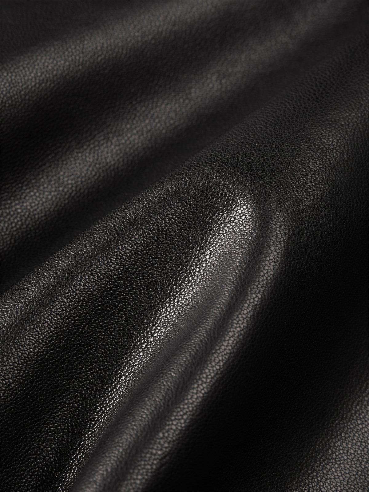Men's Epaulet Shirt-Style Leather Jacket