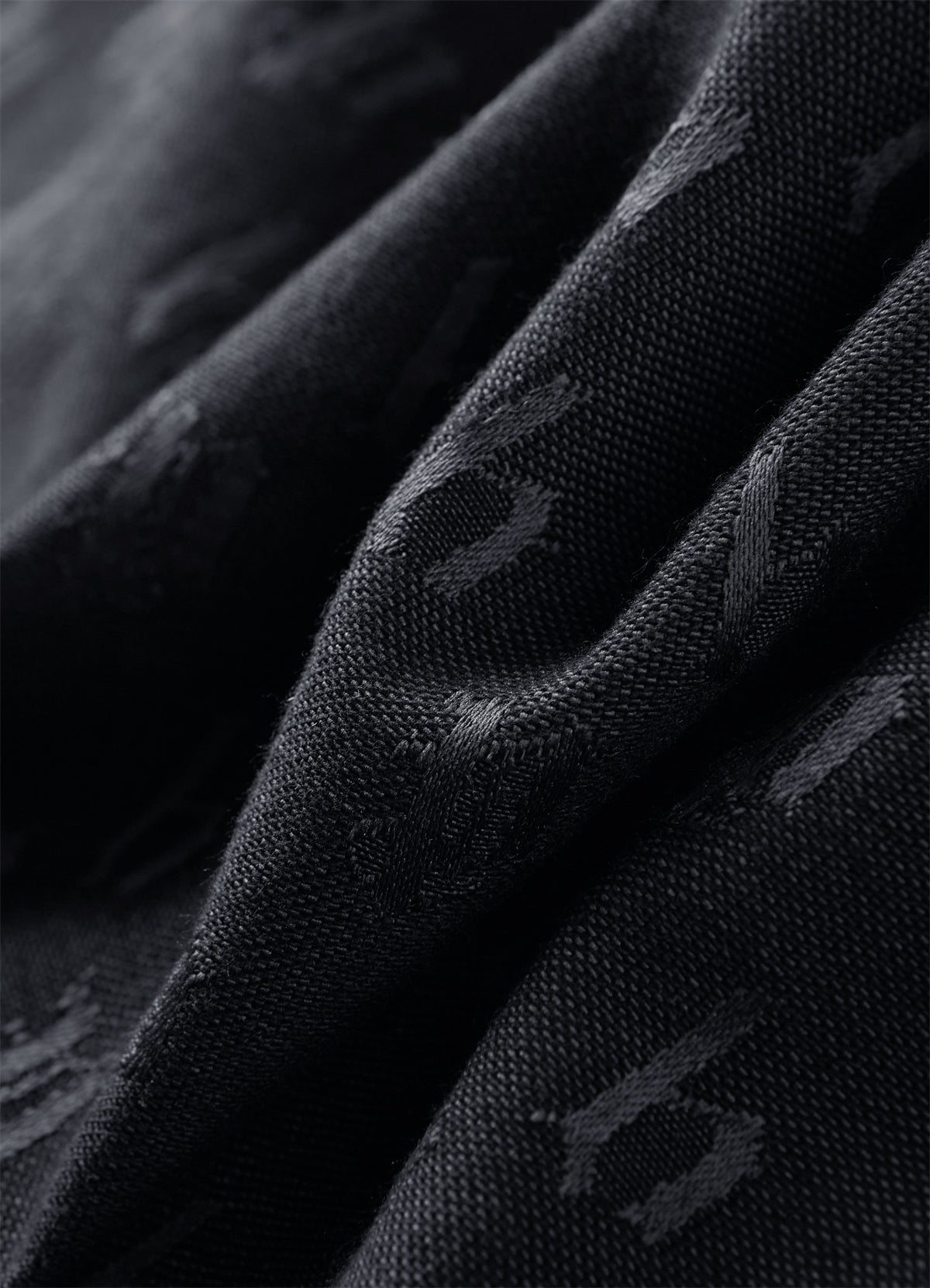 Men's Allover Jacquard Oversized Hooded Jacket